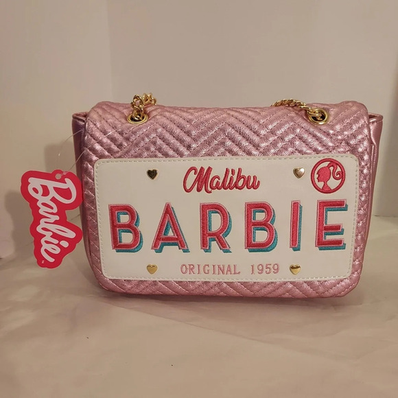 NWOT Limited Edition SKINNYDIP London X Barbie Malibu Barbie Shoulder Bag - Picture 1 of 11